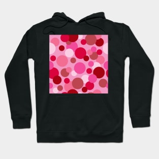 Spots and Dots Red and Pink Hoodie